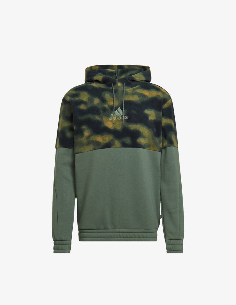 rinascente Adidas Performance Patterned pile jumper - Green