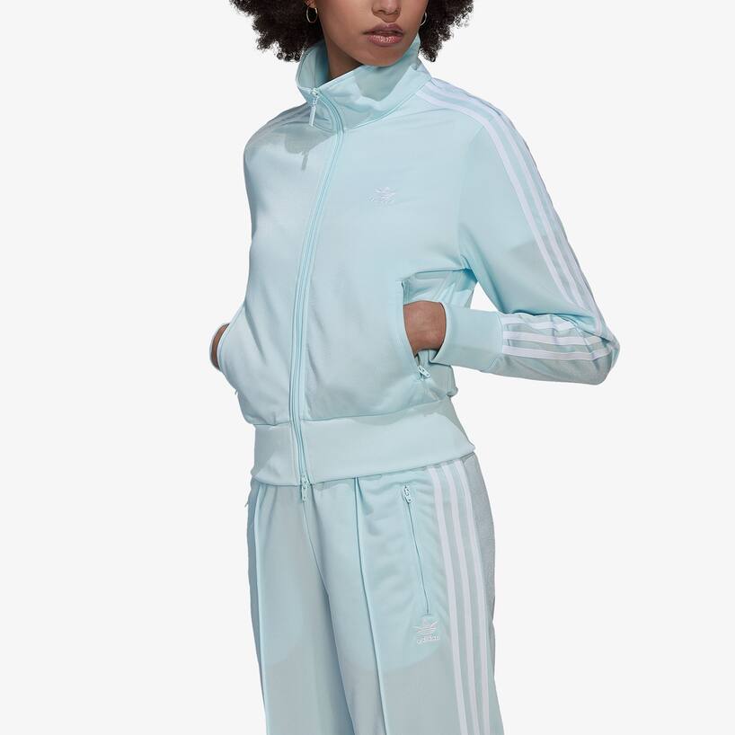 rinascente Adidas Originals Firebird sports hoodie - Light blue