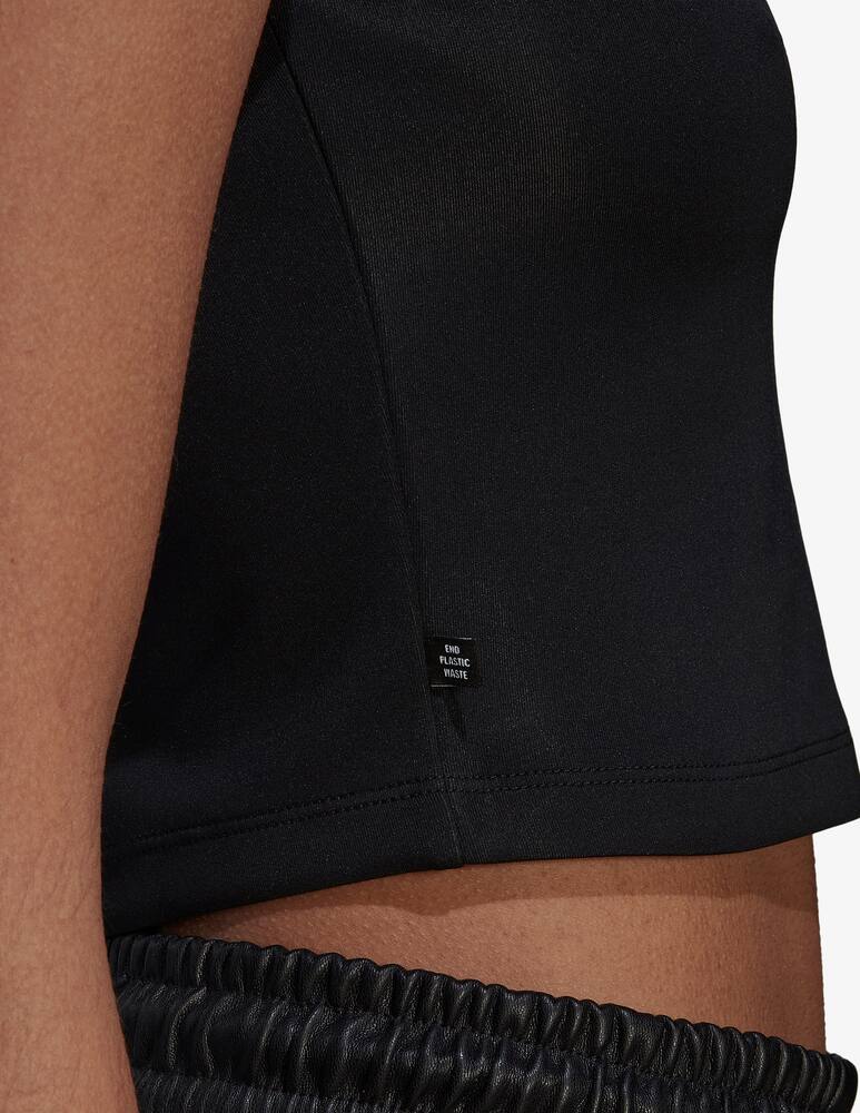 rinascente Adidas Originals T-shirt sportiva cropped - Nero