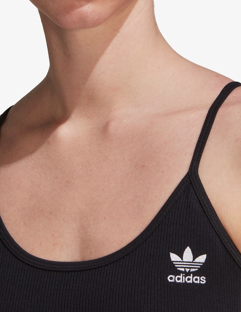 rinascente Adidas Originals Cotton blend sports bra - Black