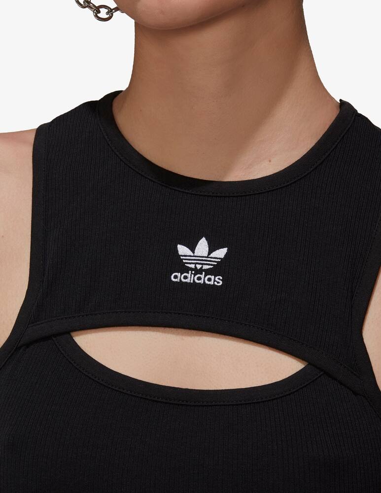 rinascente Adidas Originals Top sportivo aderente - Nero