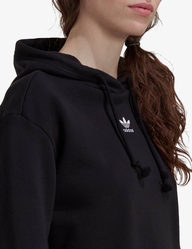 Adidas Originals Felpa sportiva con cappuccio in cotone - Nero - immagine 4 Adidas Originals Felpa sportiva con cappuccio in cotone - Nero - immagine 4