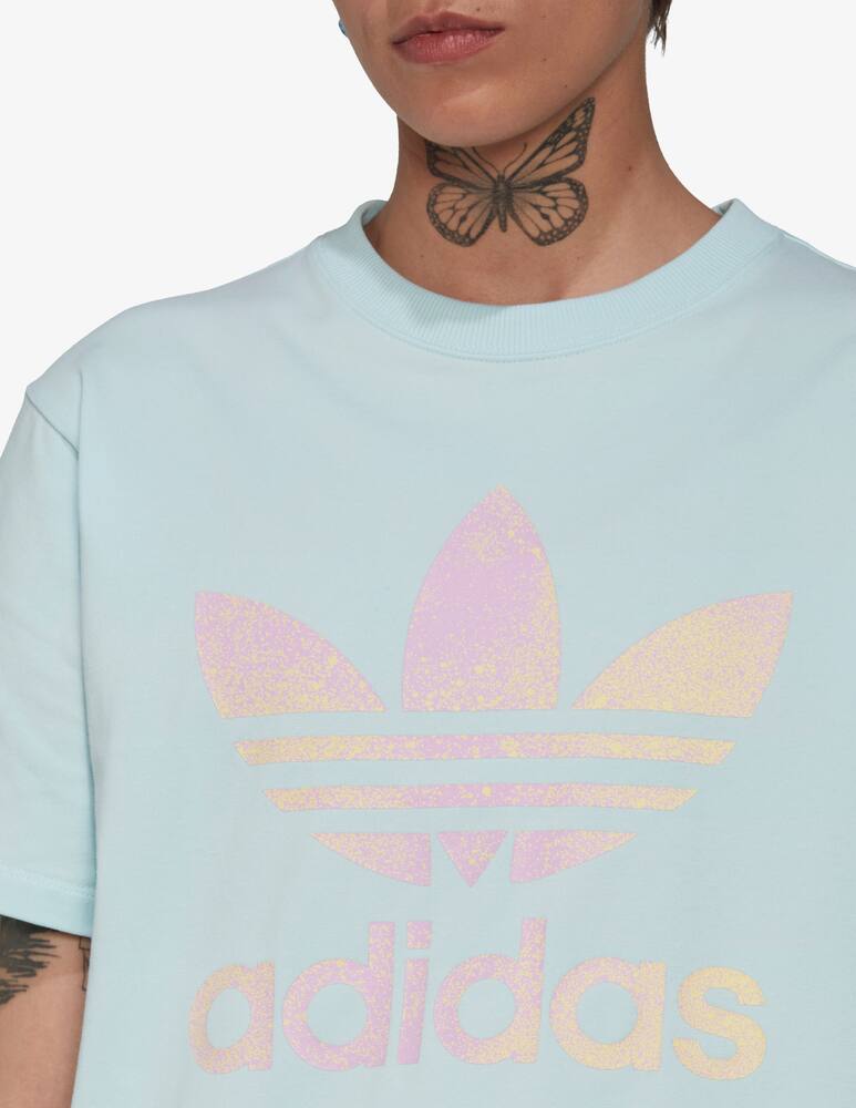 rinascente Adidas Originals T-shirt sportiva in cotone Trefoil - Verde