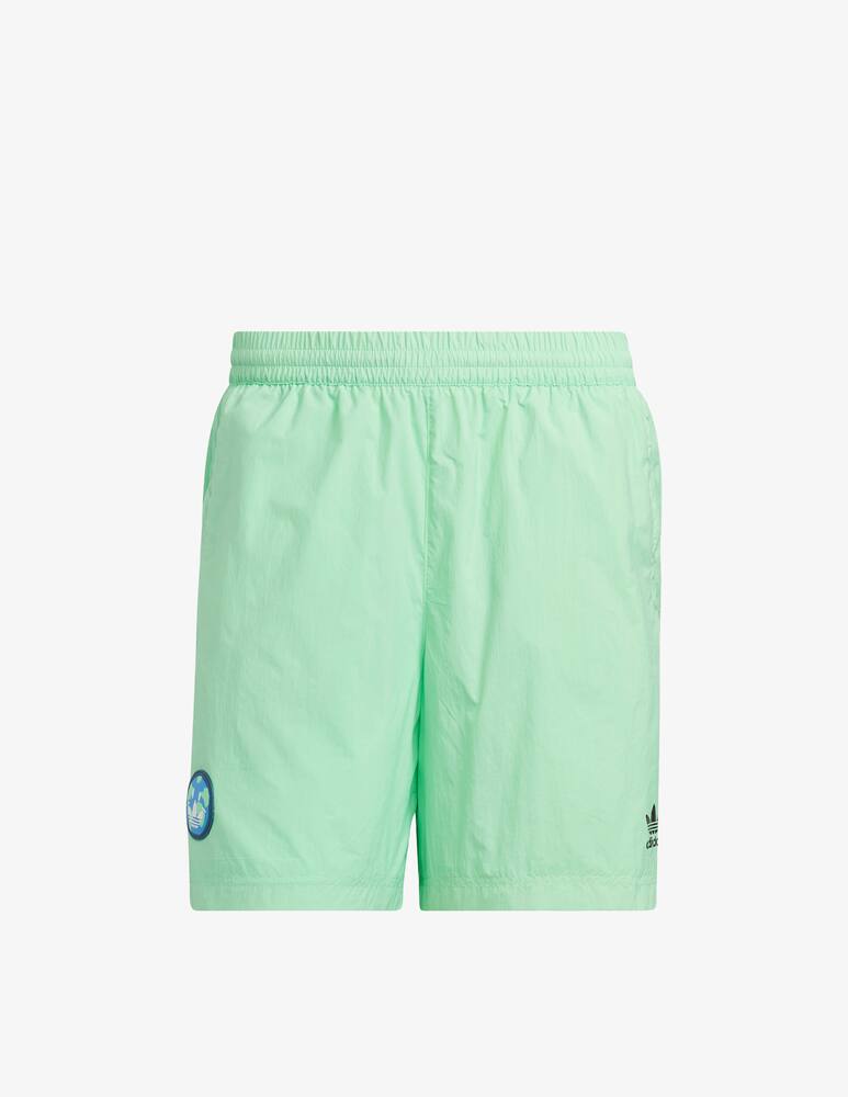 rinascente Adidas Originals Pantaloncini con logo happy earth - Verde