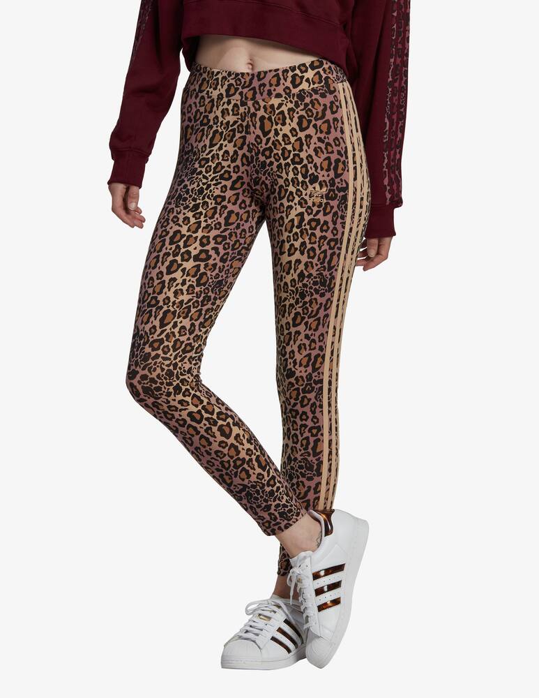 Adidas Originals Leggings sportivi in cotone 7/8 - Marrone - immagine 1 Adidas Originals Leggings sportivi in cotone 7/8 - Marrone - immagine 1