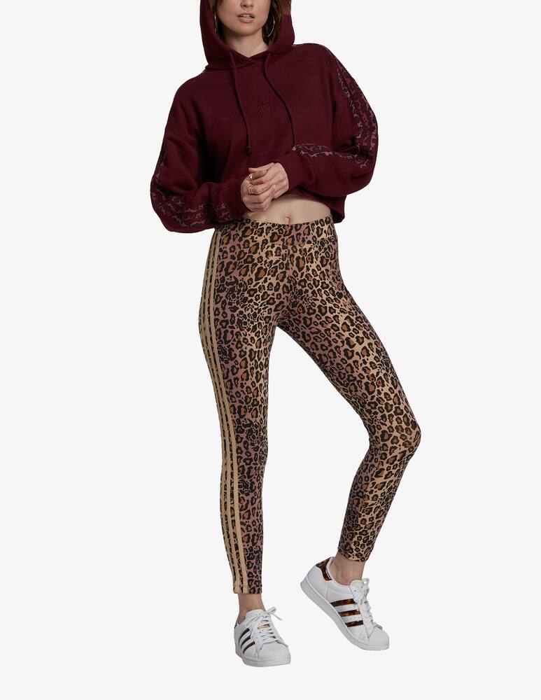 Adidas Originals Leggings sportivi in cotone 7/8 - Marrone - immagine 2 Adidas Originals Leggings sportivi in cotone 7/8 - Marrone - immagine 2