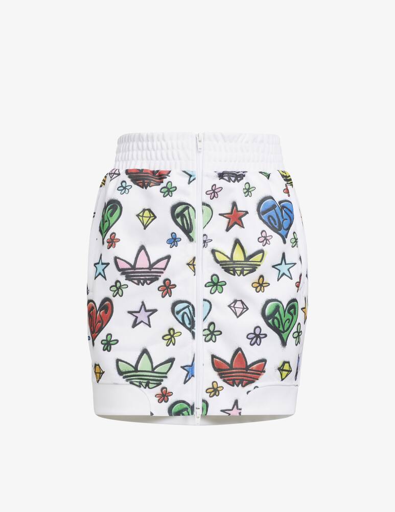 rinascente Adidas Originals Jeremy Scott Monogram skirt - White