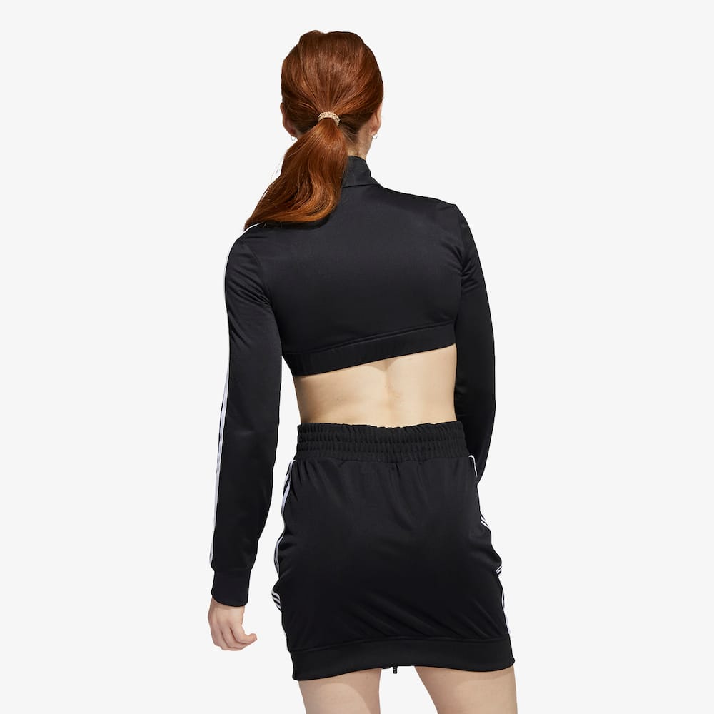 Adidas Originals Track jacket monogram crop Jeremy Scott - Nero - immagine 3 Adidas Originals Track jacket monogram crop Jeremy Scott - Nero - immagine 3