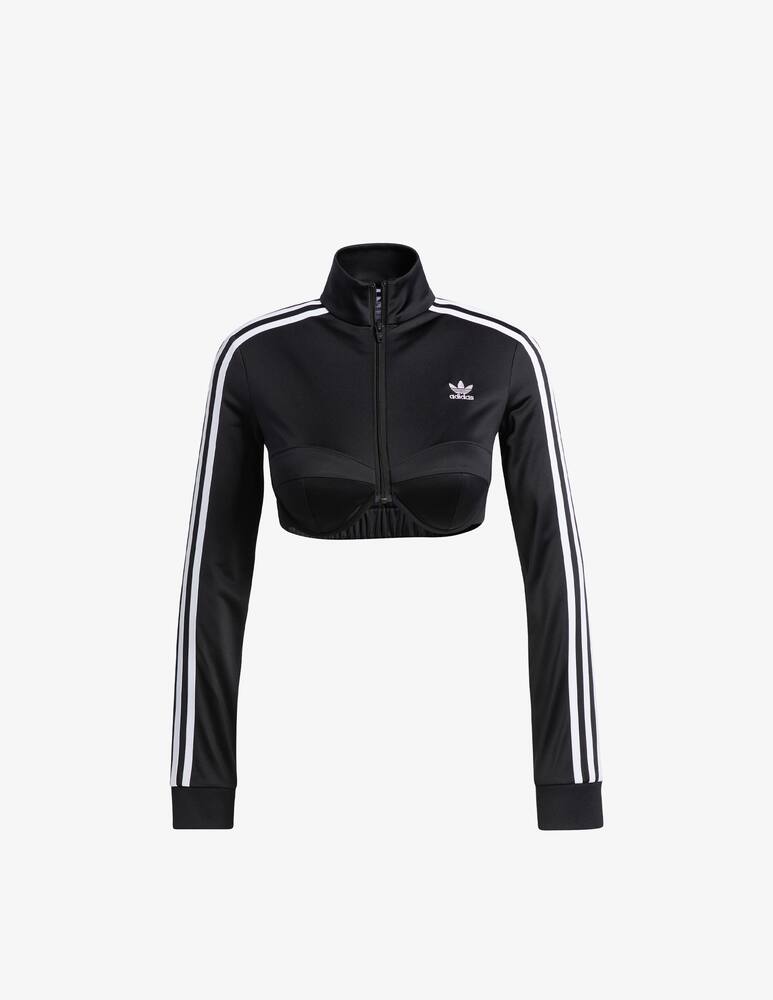 Adidas Originals Track jacket monogram crop Jeremy Scott - Nero - immagine 5 Adidas Originals Track jacket monogram crop Jeremy Scott - Nero - immagine 5