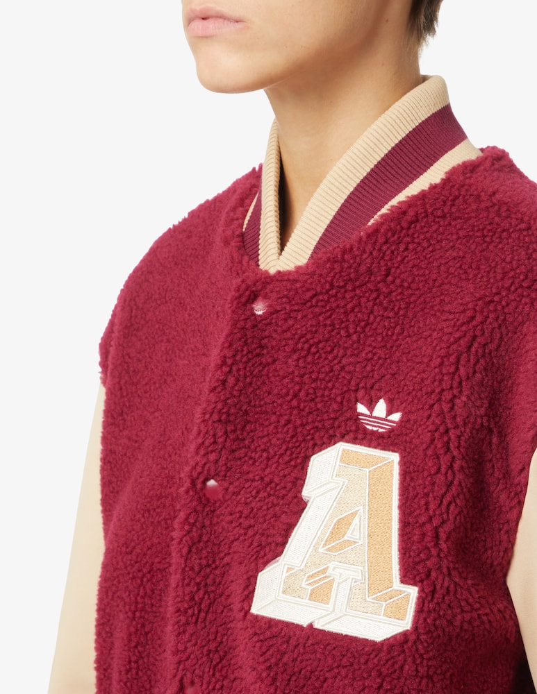 rinascente Adidas Originals Giacca in cotone Varsity - Rosso