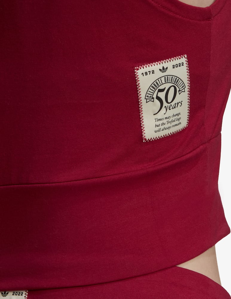 rinascente Adidas Originals Class of 72sports top crop - Red