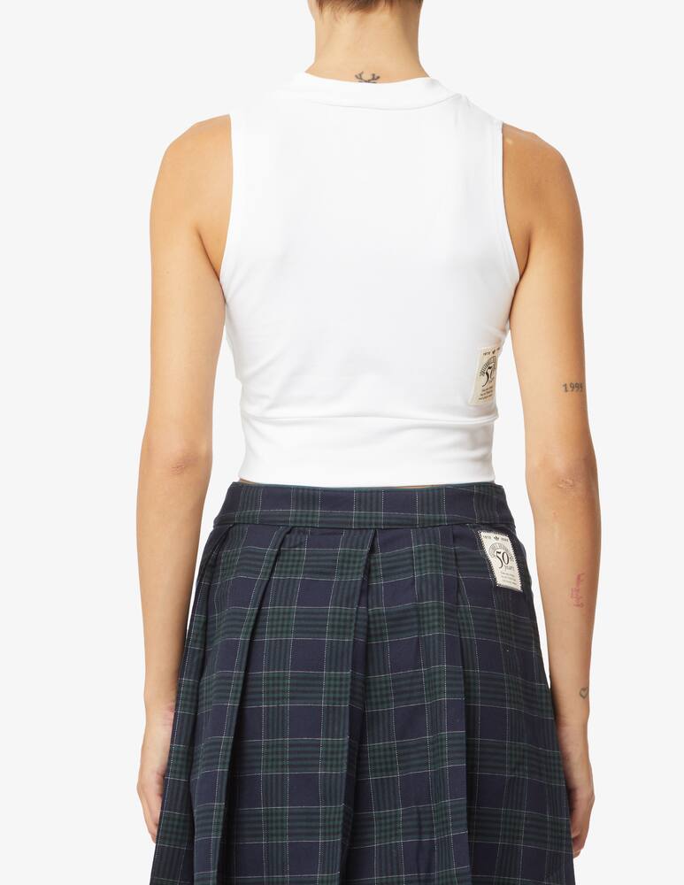 rinascente Adidas Originals Class of 72sports top crop - White