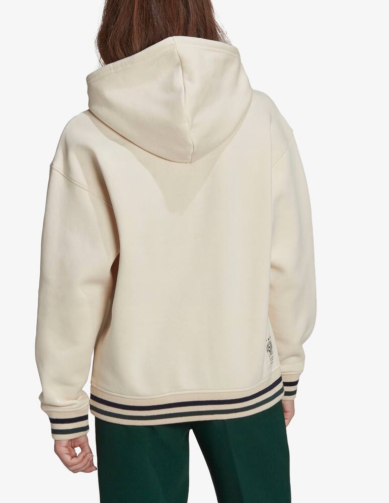 rinascente Adidas Originals Felpa con cappuccio in cotone - Bianco