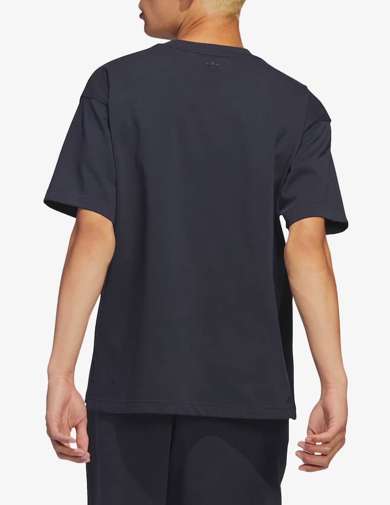 rinascente Adidas Originals Basic cotton t-shirt - dark grey