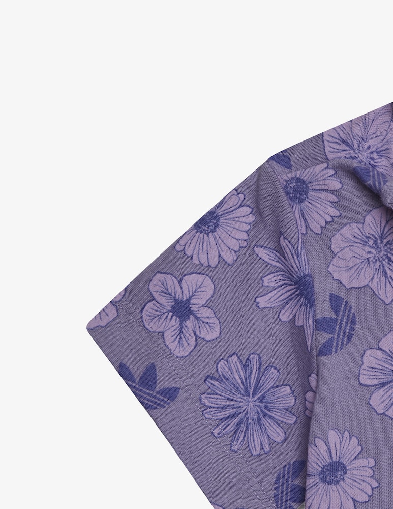 rinascente Adidas Originals Floral tee and shorts set