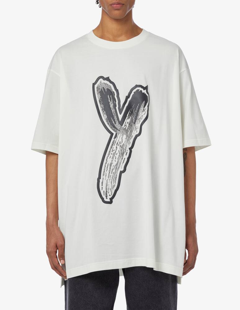 rinascente Adidas Y-3 Logo over fit t-shirt 