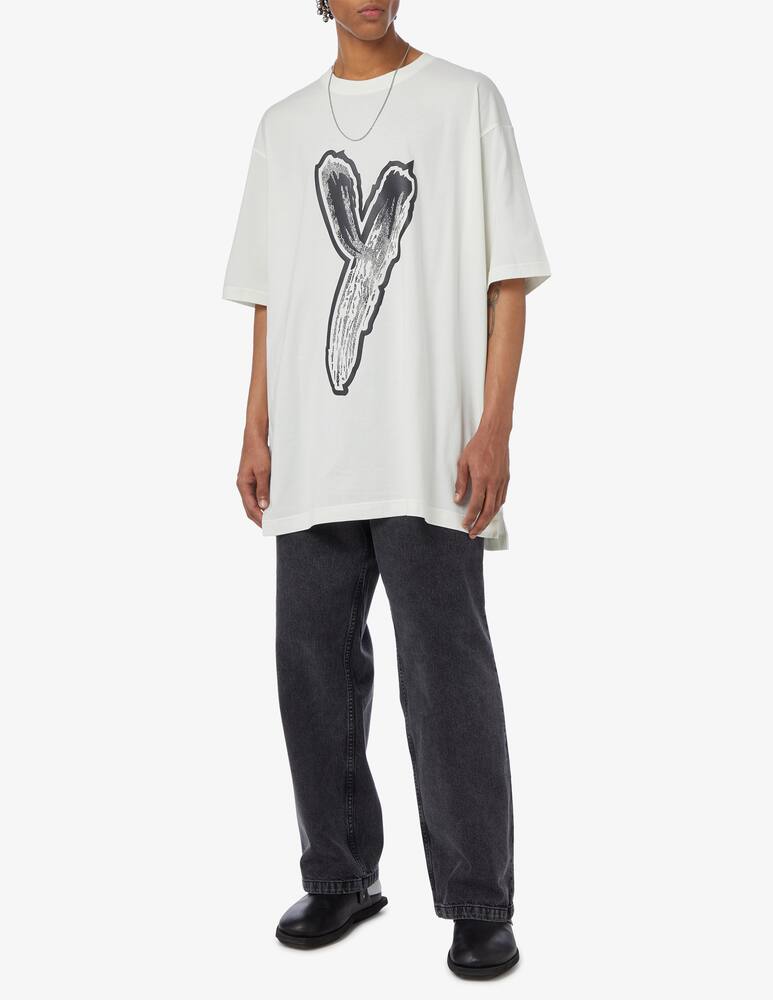 Adidas Y-3 Logo over fit t-shirt  - picture 2