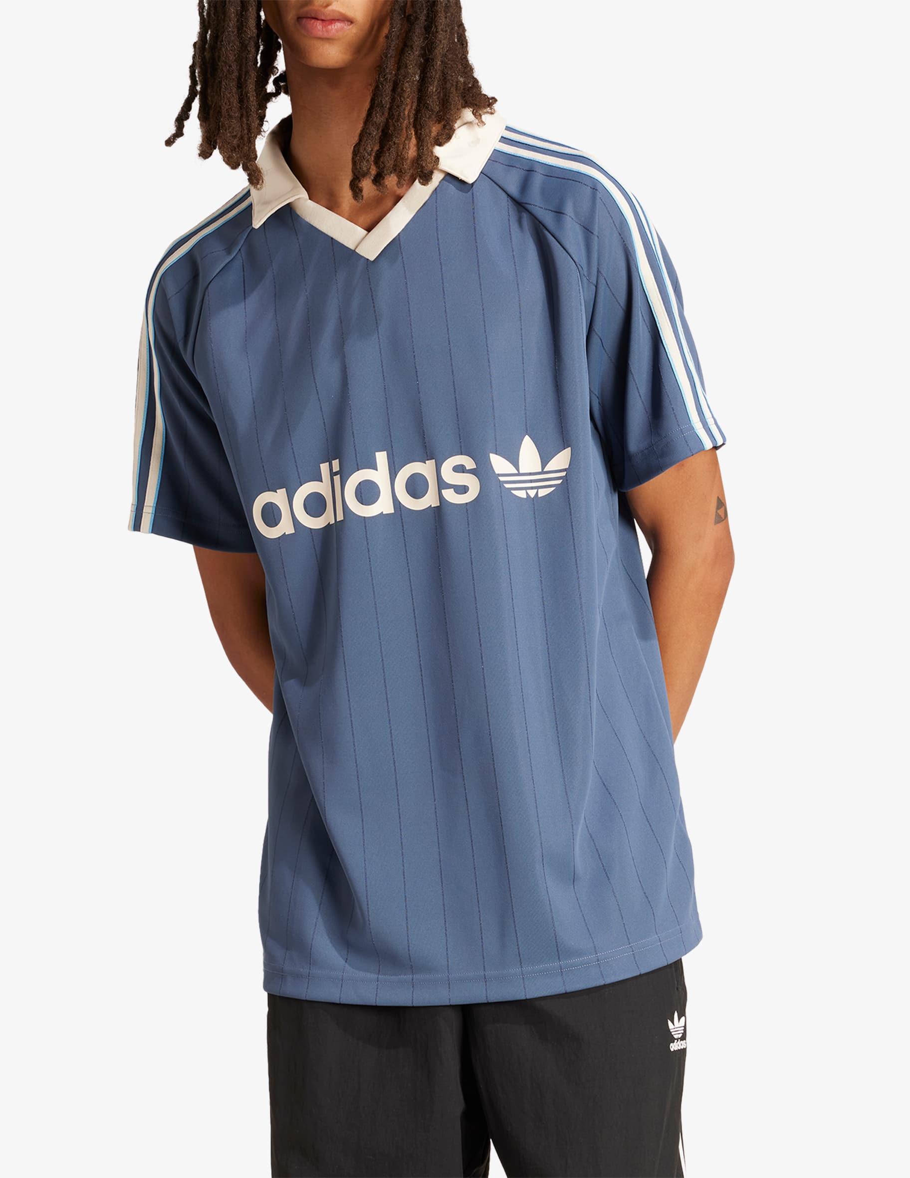 【adidas】RETRO REMIX POLO SWEATSHIRT スウェットシャツ adidas Men's Originals OLPC Outfit