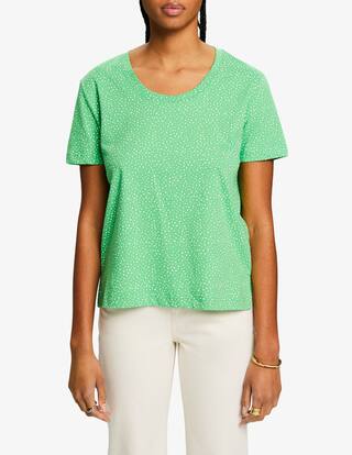 T-Shirt ESPRIT Donna 113ee1k337 – Colore Nero, Vestibilità Regolare, Morbida Ed Elegante