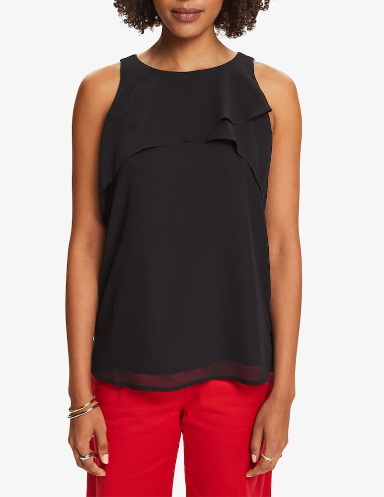 ESPRIT Top in crep - immagine 1 ESPRIT Top in crep - immagine 1