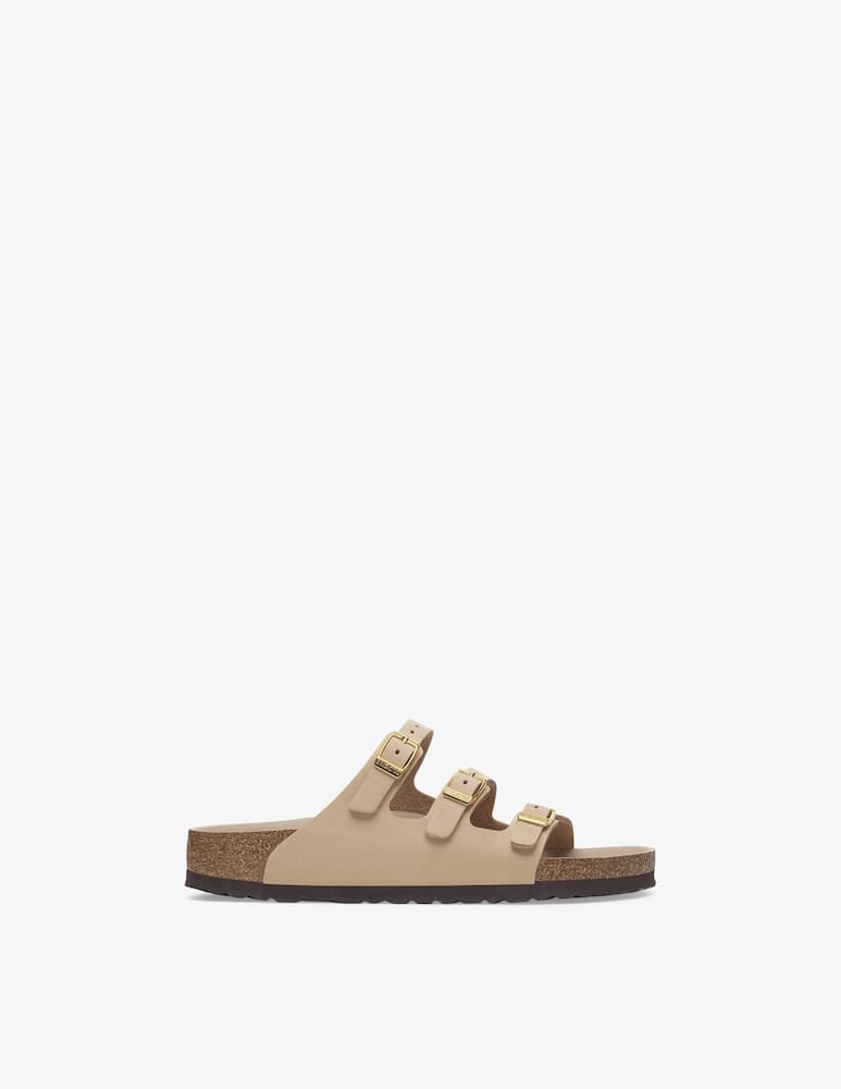 rinascente Birkenstock Florida nubuck triple strap sandals