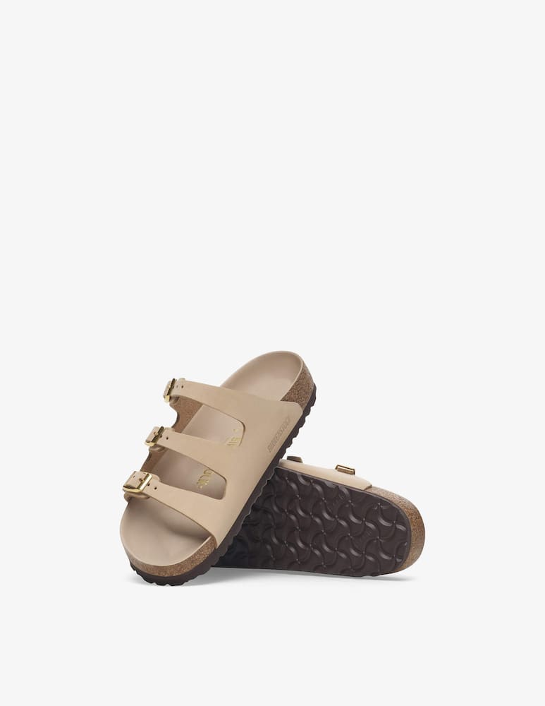rinascente Birkenstock Florida nubuck triple strap sandals