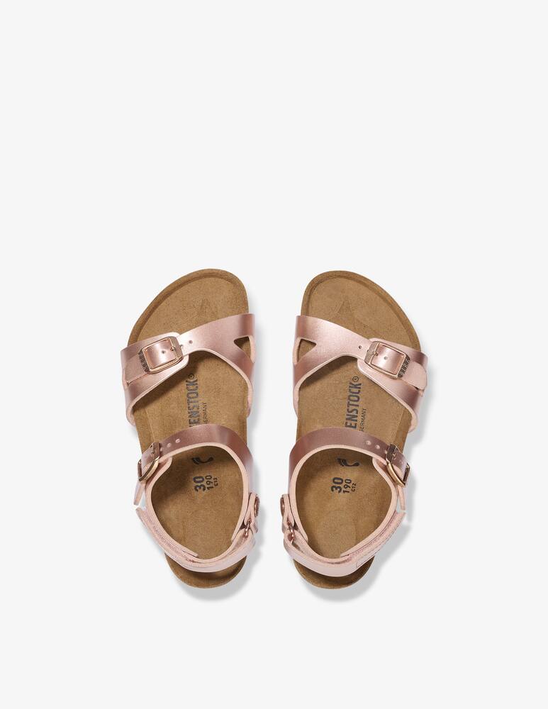 rinascente Birkenstock Rio metallic sandals