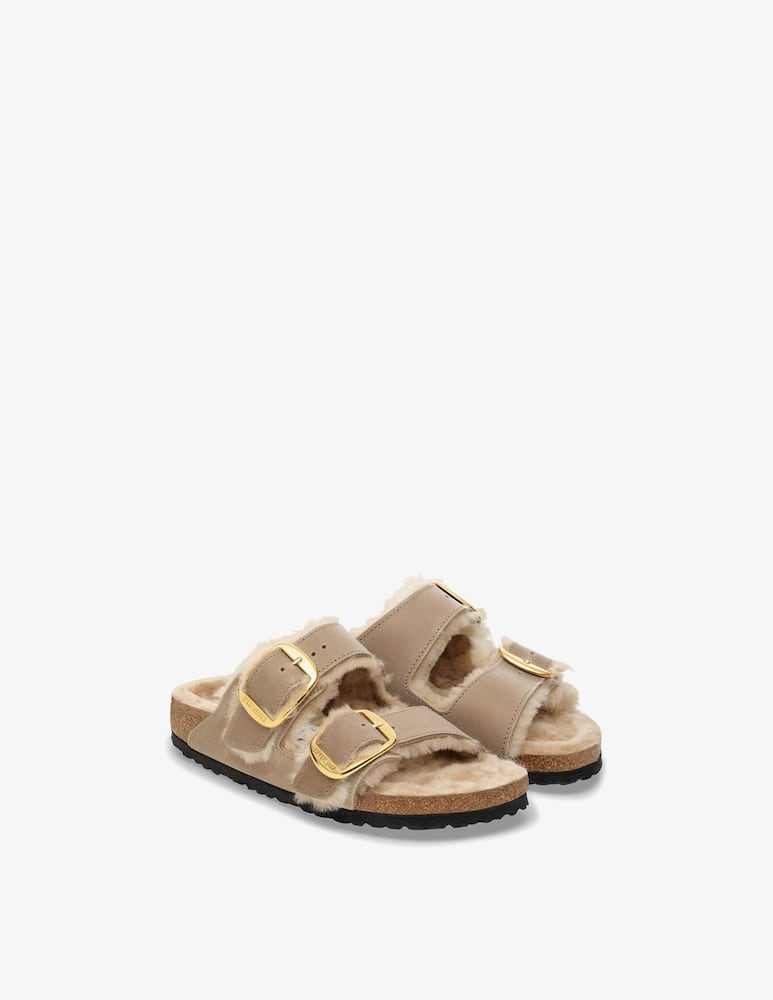 rinascente Birkenstock Arizona shearling flats