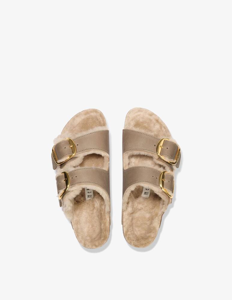 rinascente Birkenstock Arizona shearling flats