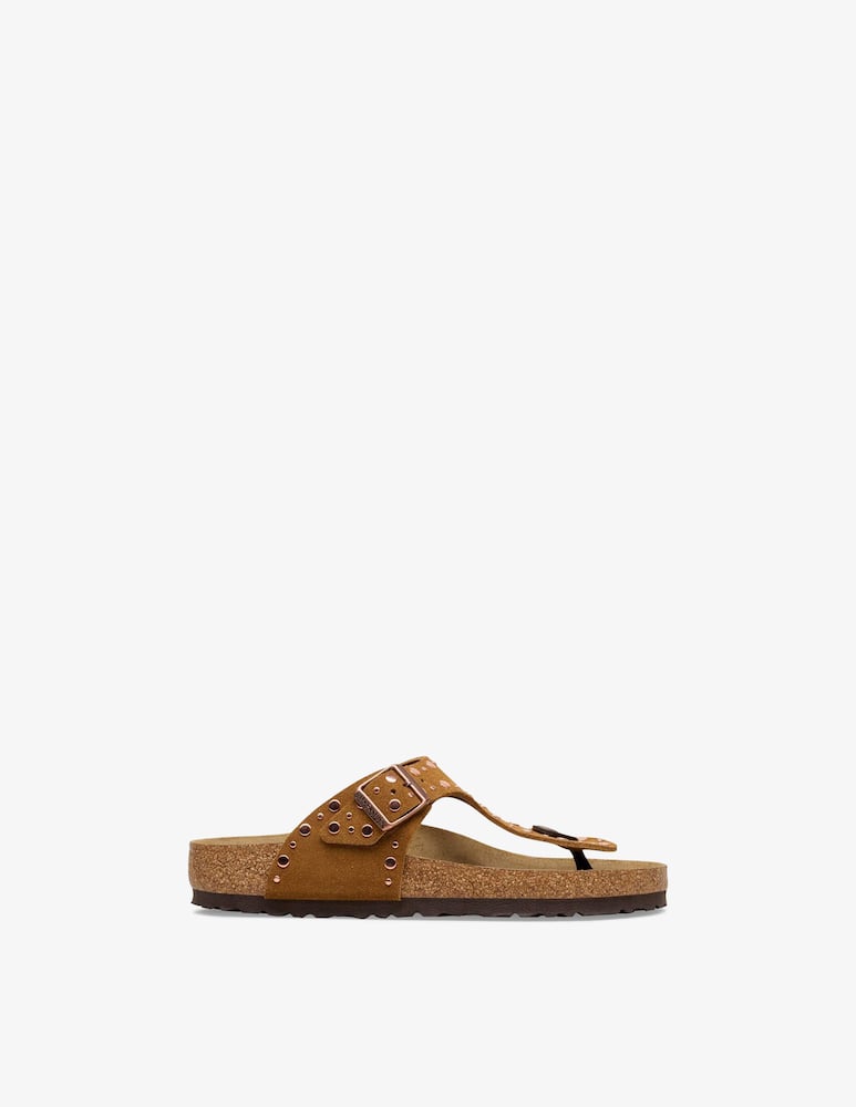 rinascente Birkenstock Gizeh suede sandals