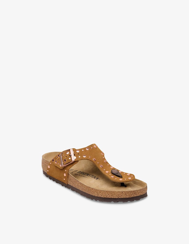 rinascente Birkenstock Gizeh suede sandals