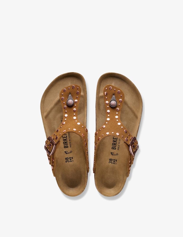 rinascente Birkenstock Gizeh suede sandals