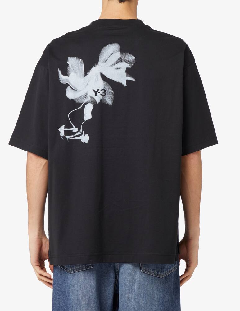 rinascente Adidas Y-3 Oversize flower t-shirt