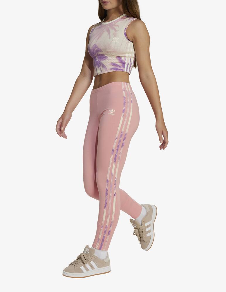 rinascente Adidas Originals Top corto con stampa palme