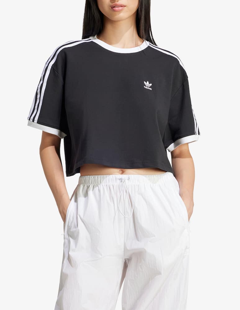 Adidas Originals T-shirt crop in cotone - immagine 1 Adidas Originals T-shirt crop in cotone - immagine 1