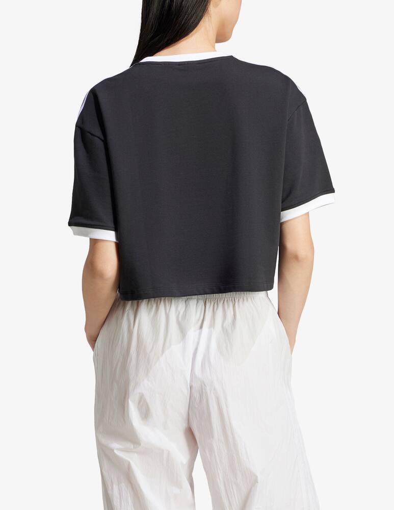 Adidas Originals T-shirt crop in cotone - immagine 3 Adidas Originals T-shirt crop in cotone - immagine 3