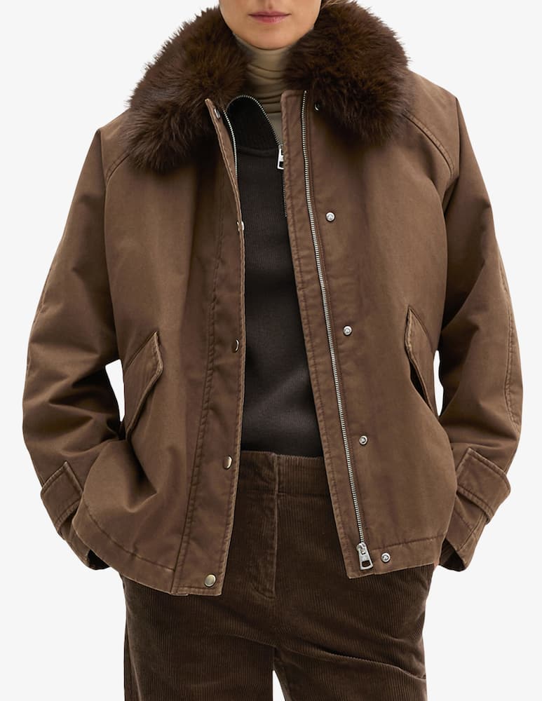Marc O'Polo Giaccone outdoor con pelliccia ecologica - immagine 1