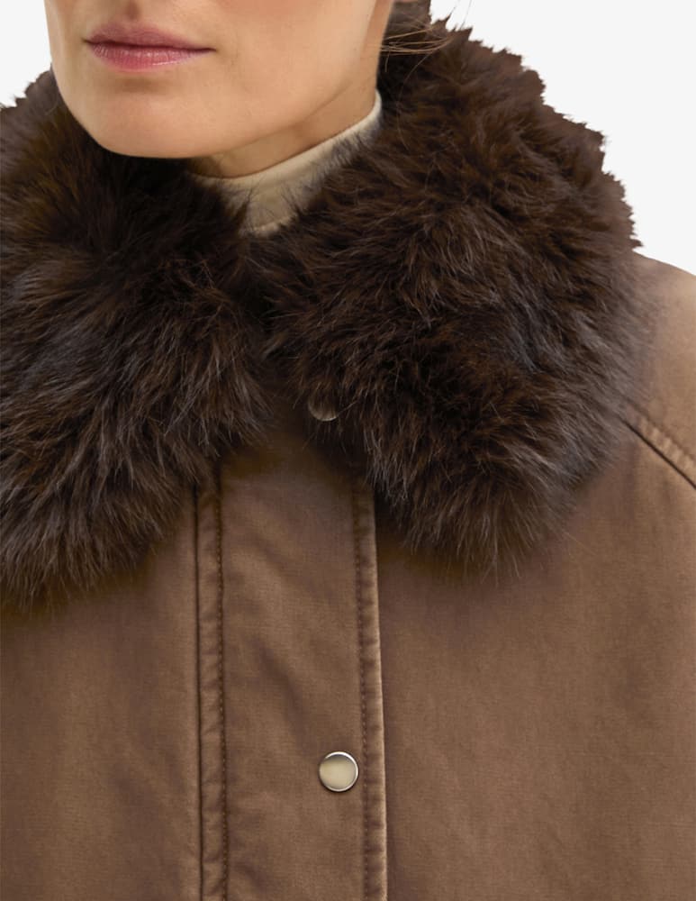 Marc O'Polo Giaccone outdoor con pelliccia ecologica - immagine 4