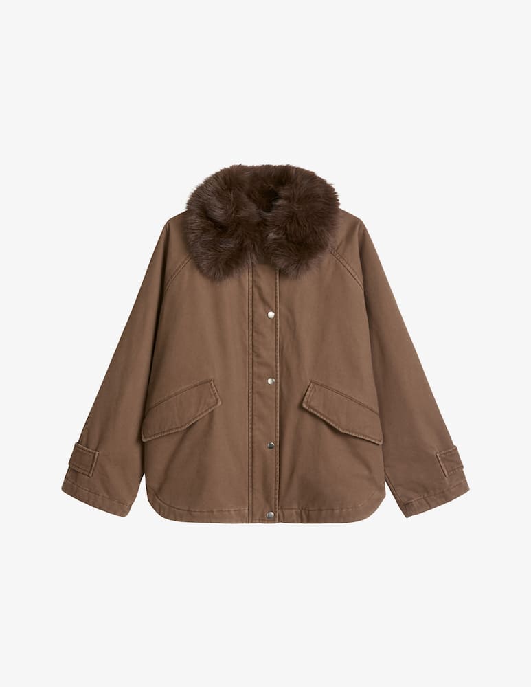 Marc O'Polo Giaccone outdoor con pelliccia ecologica - immagine 5