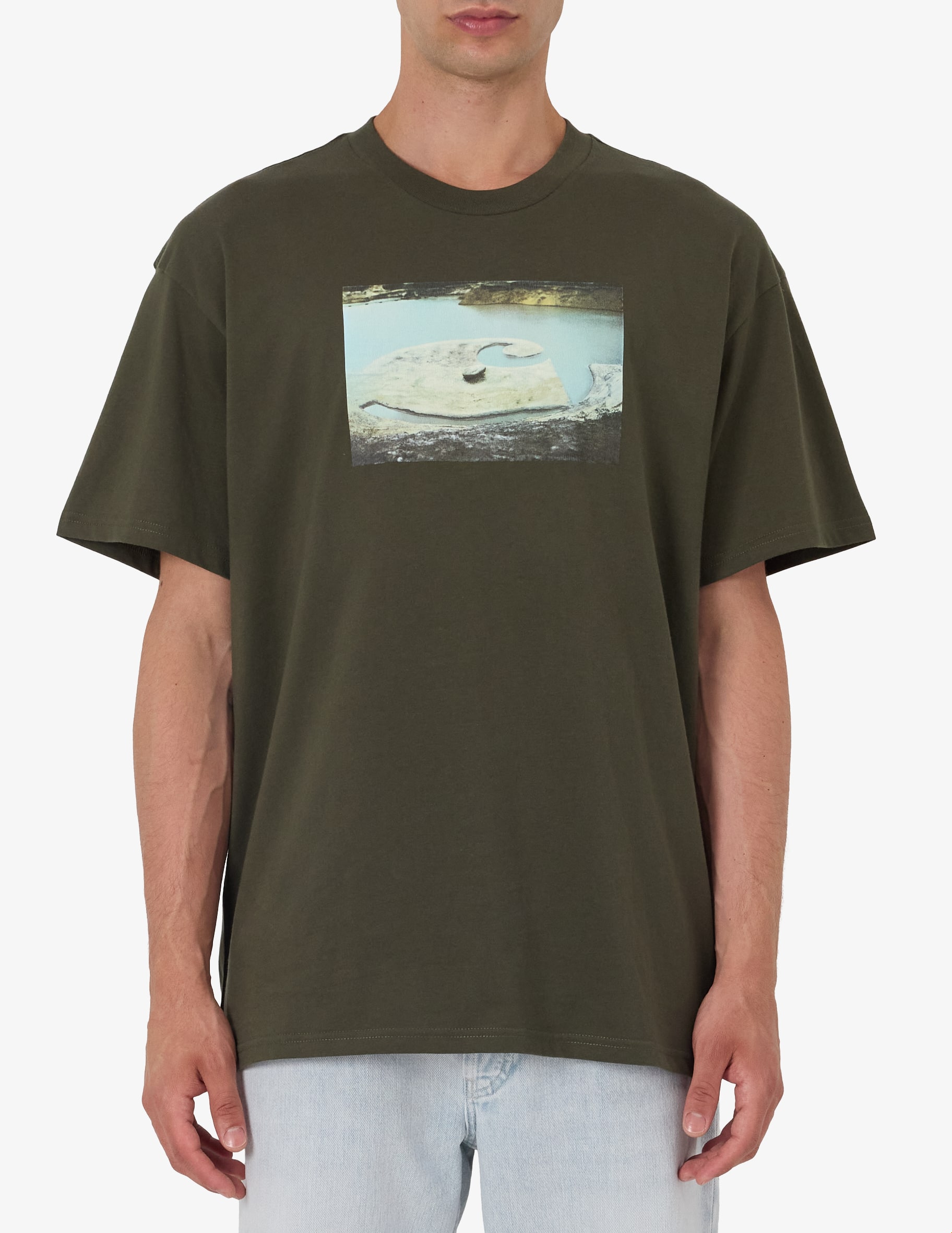 Shop Carhartt WIP Muddy water t-shirt on Rinascente