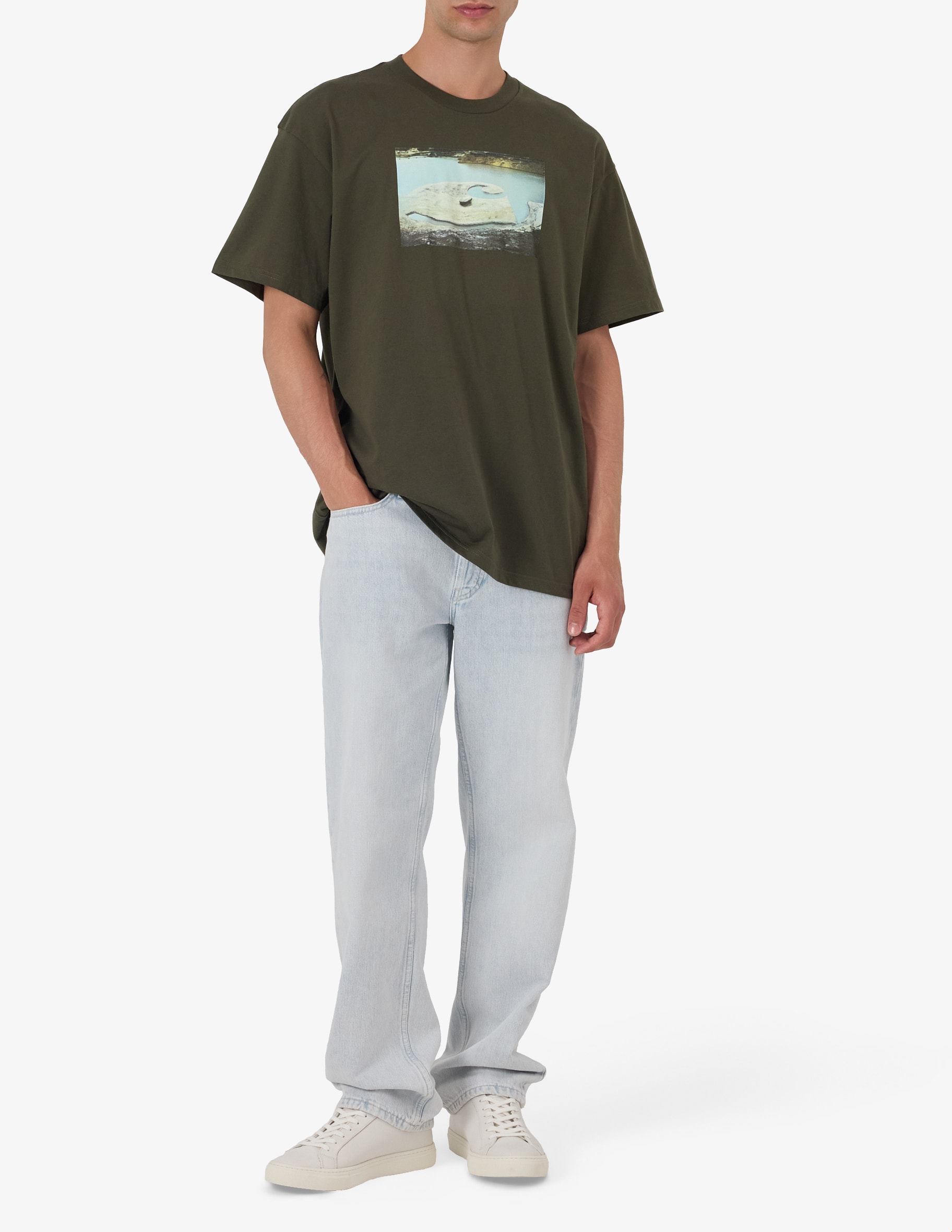 Shop Carhartt WIP Muddy water t-shirt on Rinascente
