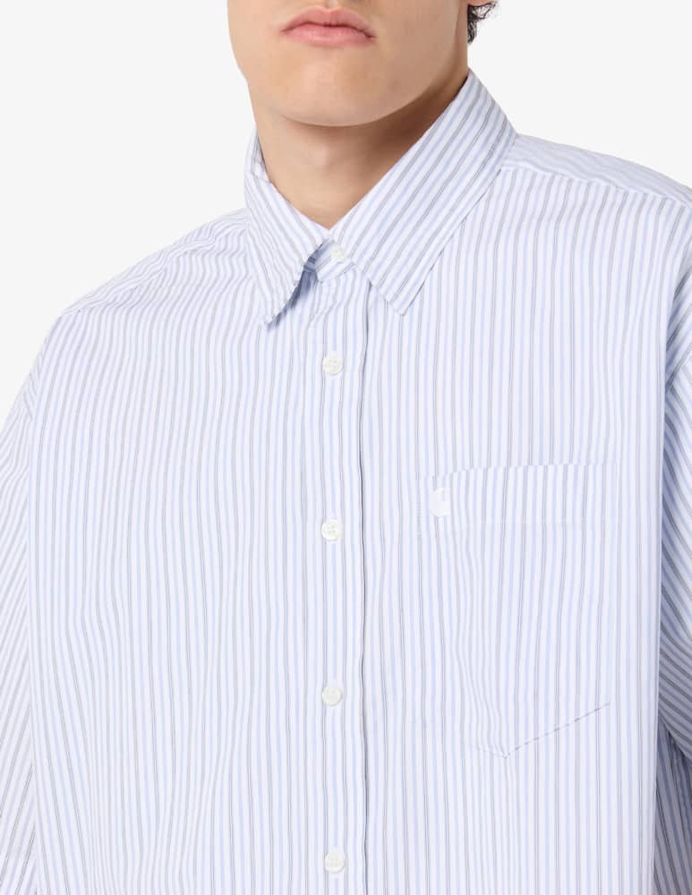 rinascente Carhartt WIP Keene striped short-sleeved shirt
