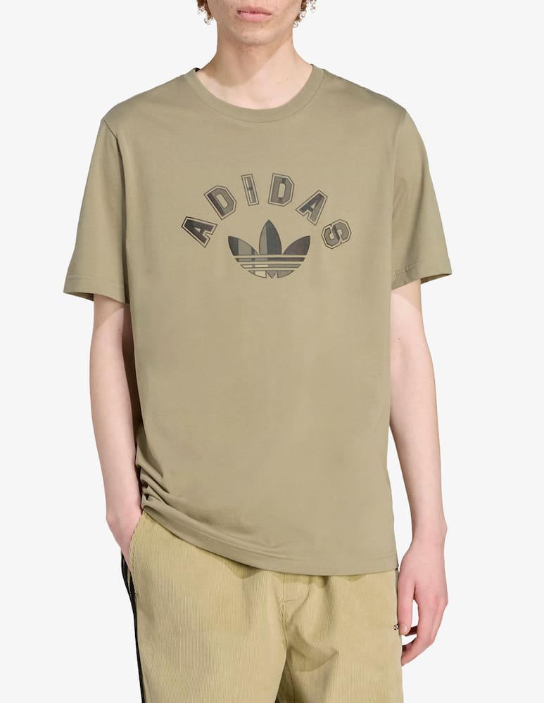 rinascente Adidas Originals Graphic tartan t-shirt