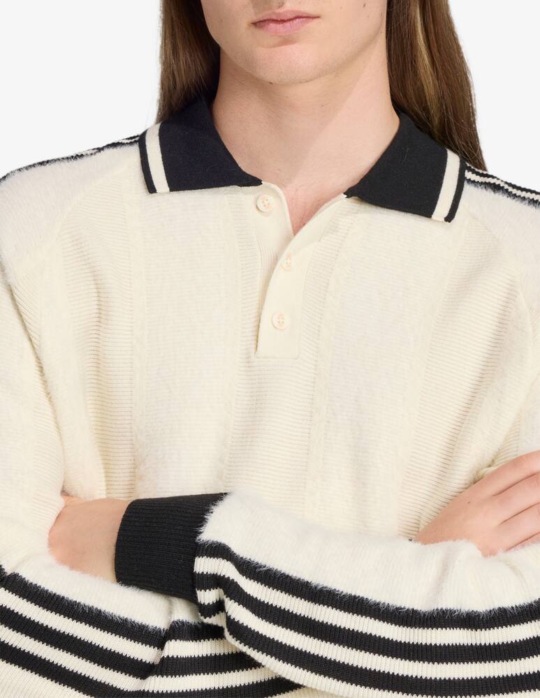 rinascente Adidas Originals Knit polo long-sleeve jersey