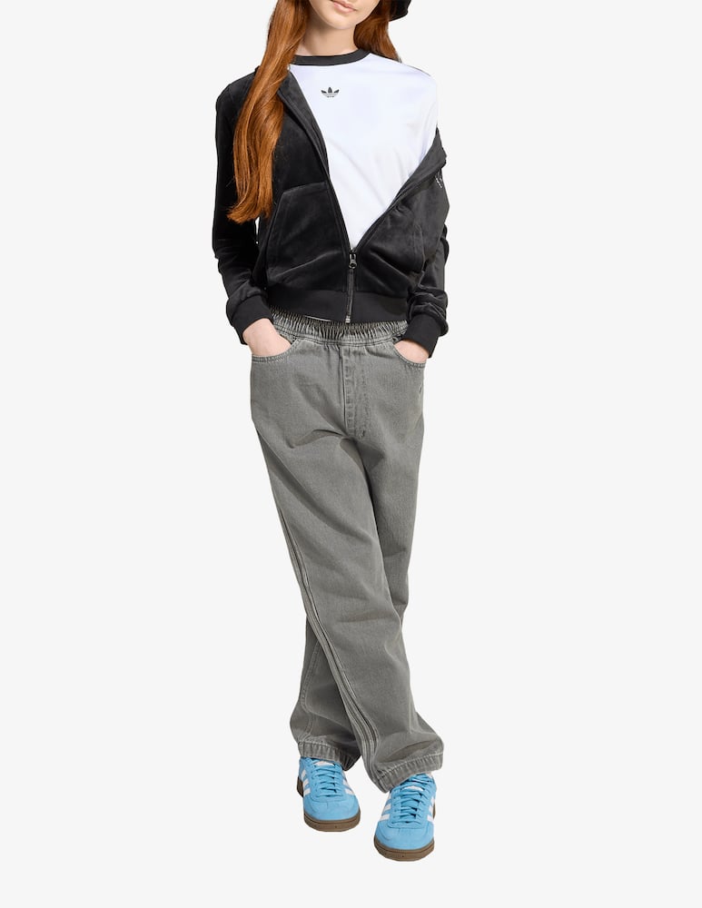 Adidas Originals Felpa con cappuccio in velluto - immagine 4 Adidas Originals Felpa con cappuccio in velluto - immagine 4