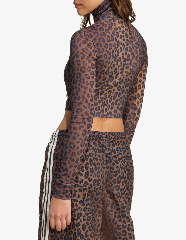 rinascente Adidas Originals Maglia collo alto leopardata