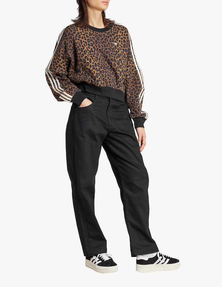 rinascente Adidas Originals Leopard crew sweatshirt