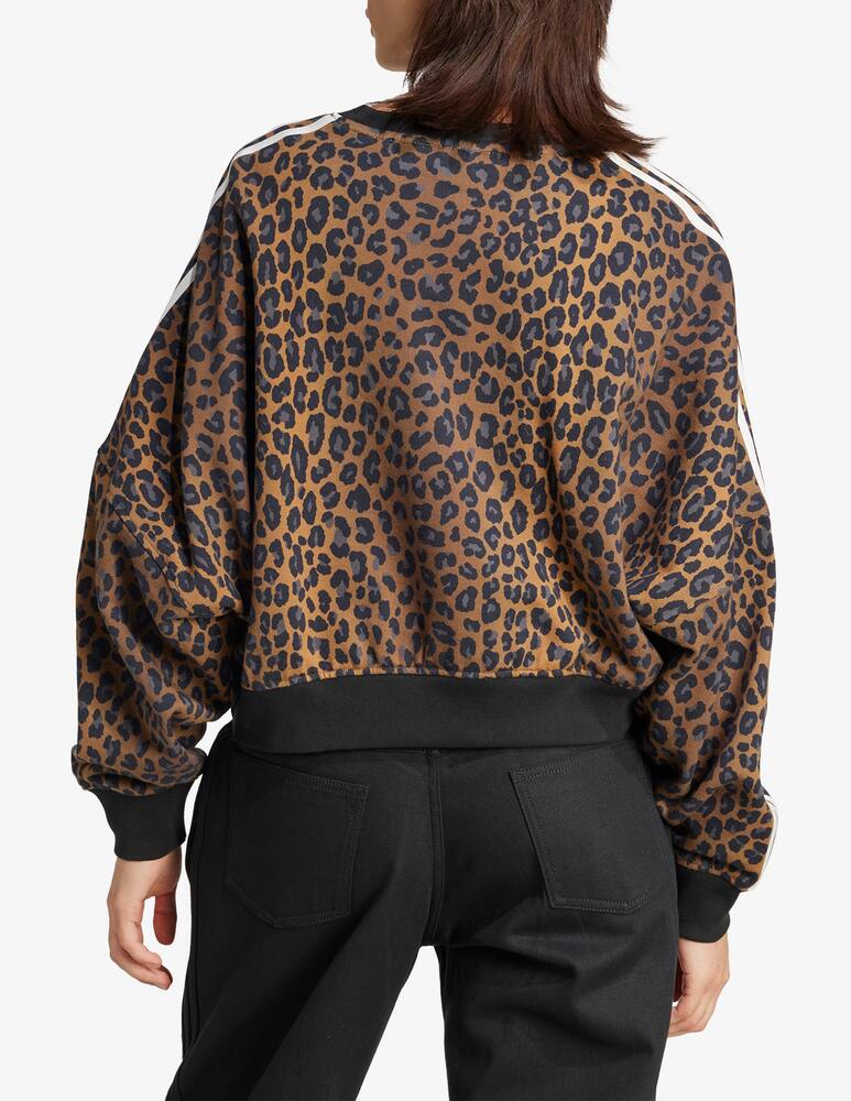 rinascente Adidas Originals Leopard crew sweatshirt