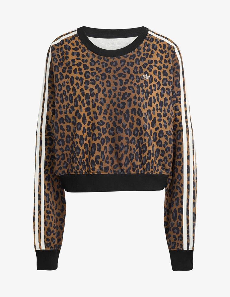 rinascente Adidas Originals Leopard crew sweatshirt