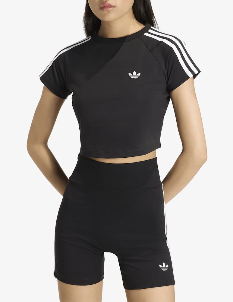 rinascente Adidas Originals Cropped t-shirt with logo